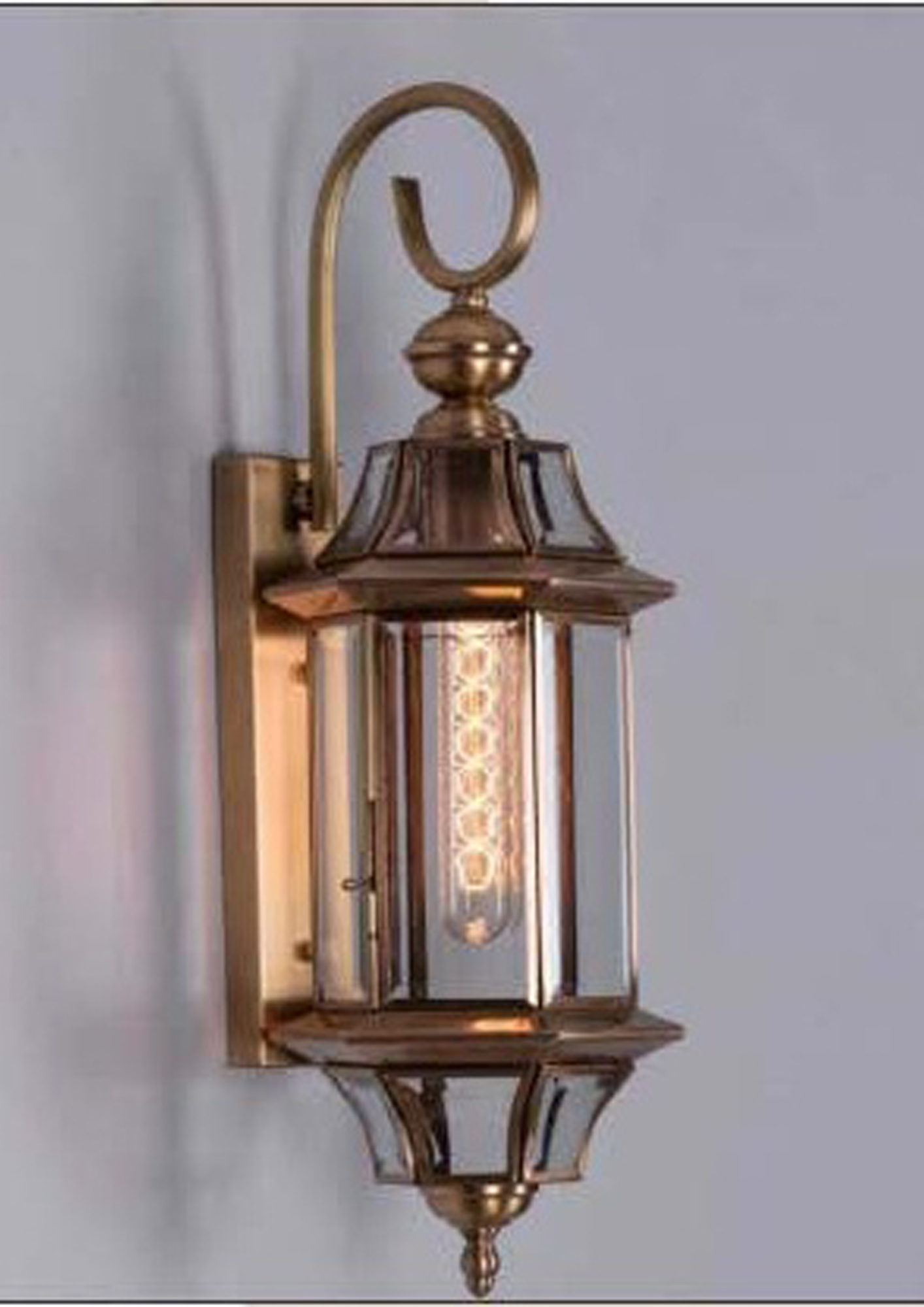 Beyond Lights - Brass Wall Sconce- GL